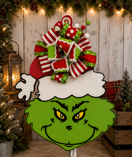 Green Monster Door Hanger